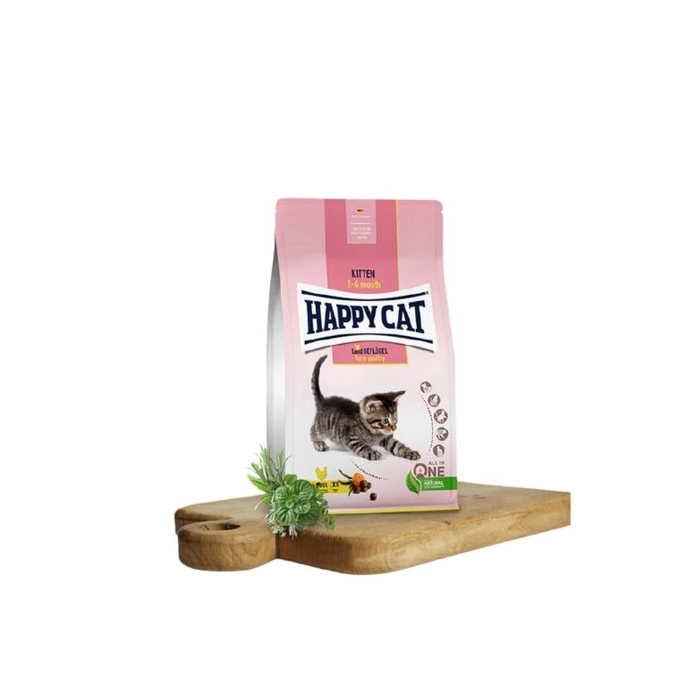 happy-cat-maistas-jaunoms-katems-su-paukstiena-kitten-landgeflugel-300g-akvazoo