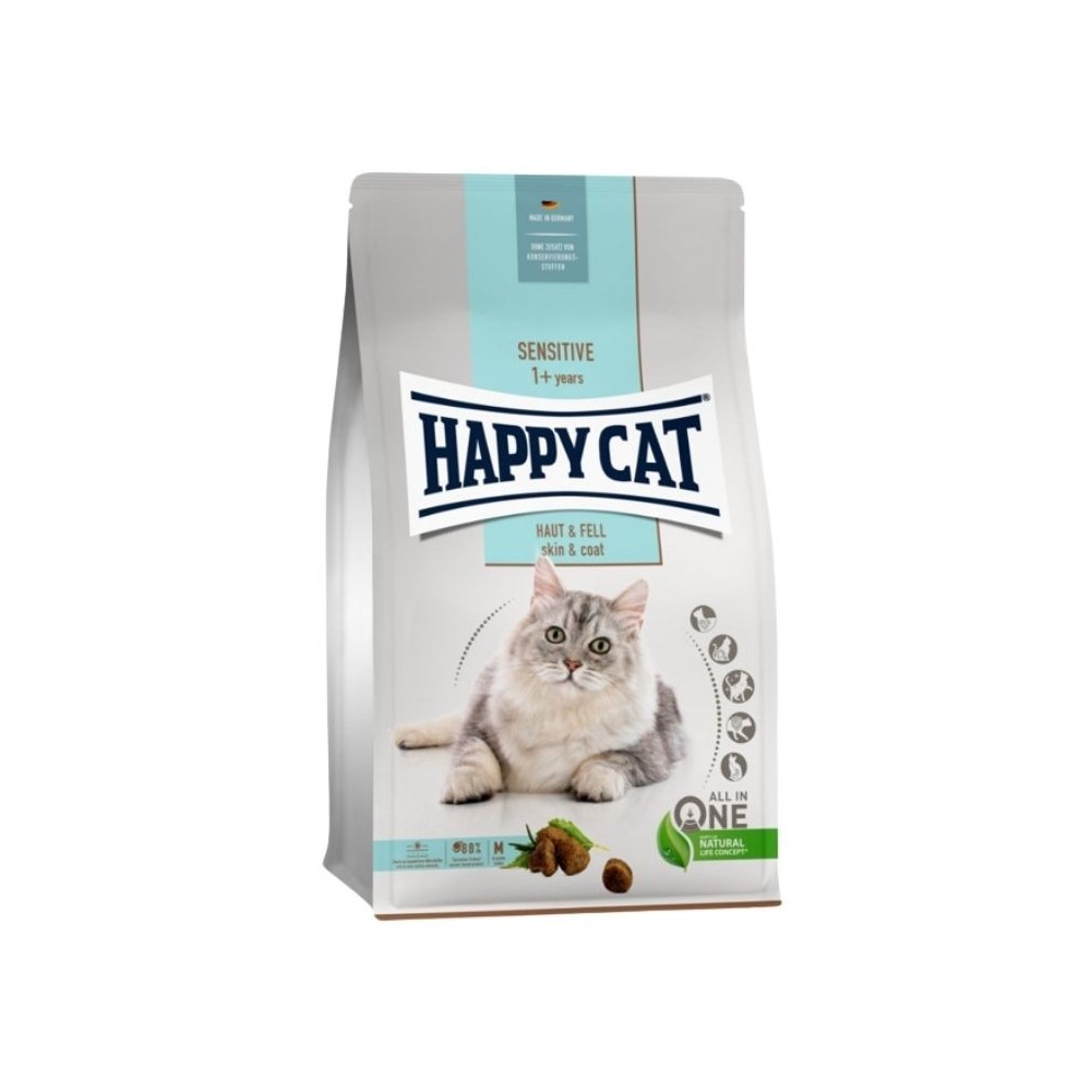 happy-cat-maistas-suaugusioms-katems-puoselejantis-oda-ir-kaili-sensitive-hautskin-4-kg-akvazoo
