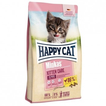 Happy Cat Minkas Kitten Care Geflugel visavertis pašaras jauniems kačiukams 10 kg