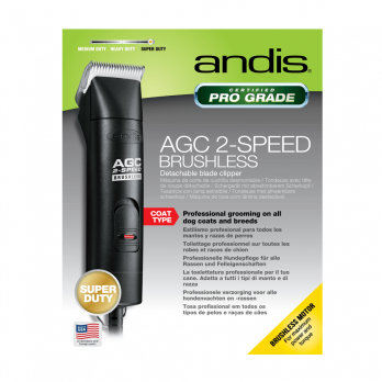 Andis 2-jų greičių kirpimo mašinėlė gyvūnams AGC-2 Speed Brushless