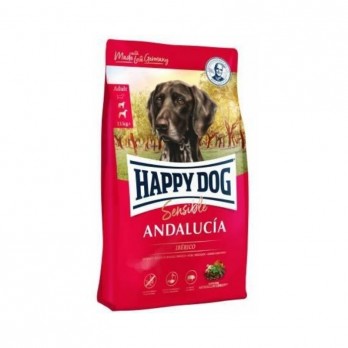 Happy Dog Andalucia visavertis pašaras suaugusiems šunims su Iberijos kiauliena ir ryžiais, 11 kg