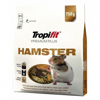 Maistas žiurkėnams Tropifit Premium Plus Hamster 750 g