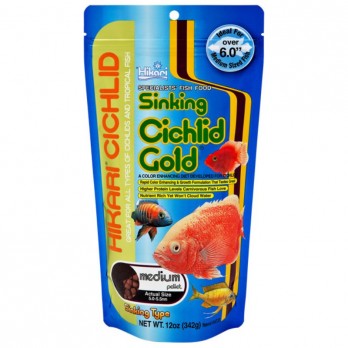 Cichlid Gold Sinking Medium visavertis pašaras žuvims 342 g