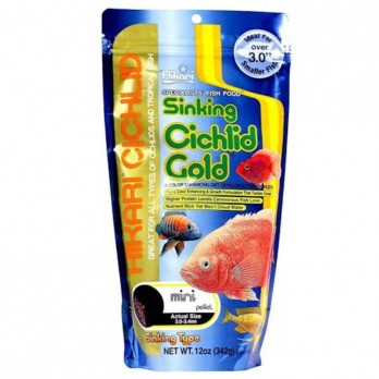 Hikari Cichlid Gold Sinking Mini pašaras žuvims 342 g