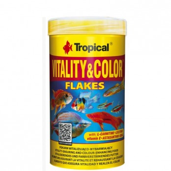 Vitality&Color spalvas ryškinantis pašaras žuvims 500 ml