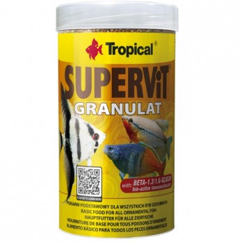 Supervit Granulat granuliuotas pašaras žuvims su Beta-gliukanu 1000 ml