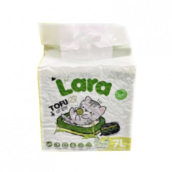 Kraikas katėms Lara Tofu su žaliosios arbatos ekstraktu, 2,8 kg (7 l)