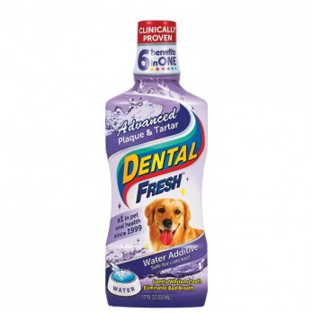 Dental Fresh Dog Plaque&Tartar dantų higienos skystis šunims, šalinantis akmenis ir apnašas 503 ml