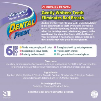 Dental Fresh Dog Plaque&Tartar dantų higienos skystis šunims, šalinantis akmenis ir apnašas 503 ml