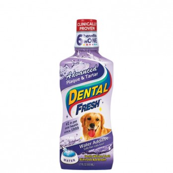 Dental Fresh Dog Plaque&Tartar dantų higienos skystis šunims, šalinantis akmenis ir apnašas 237 ml