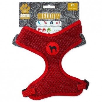 Petnešos šunims Active Dog Mellow XS, raudonos, 1,5x30-40 cm