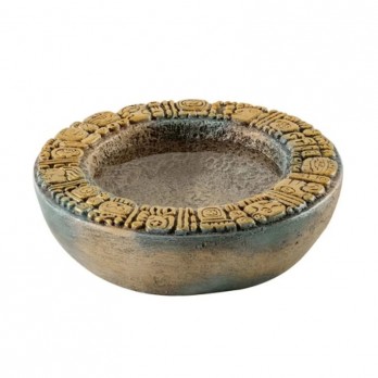 Gertuvė ropliams Exoterra Aztec Water Dish Medium, 13x3,8 cm, 120 ml