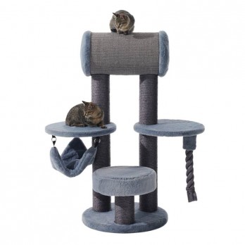 Draskyklė katėms Javis, 50x50x111 cm, pilka