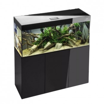 Glossy 150 ST Day&Night akvariumas stačiakampis, juodas, 150x50x63 cm, 3x17 LED