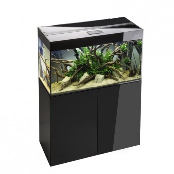 Glossy 120 ST Day&Night akvariumas stačiakampis, juodas, 120x40x63 cm, 3x17 LED