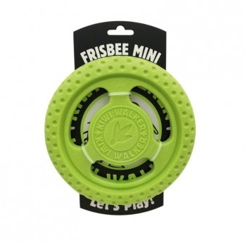 Žaislas šunims Frisbee Mini guminė skraidanti lėkštė, žalia, 16 cm, mini