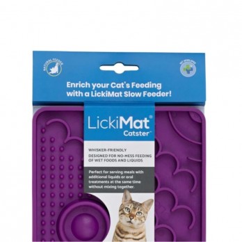 Laižymo kilimėlis LickiMat Cat Catster, violetinis