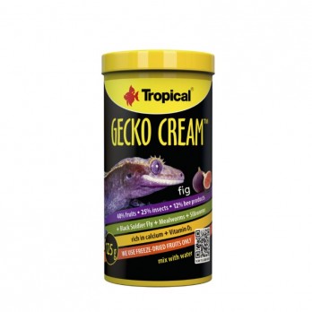 Gecko Cream Fig pašaras ropliams, 100 ml