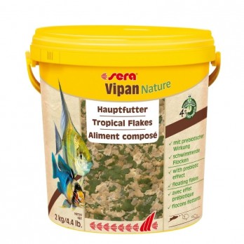 Sera pašaras žuvims Vipan Nature, 10 l, 2 kg