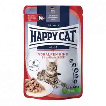 Happy Cat guliašas katėms su jautiena VoralpenRind, 85 g